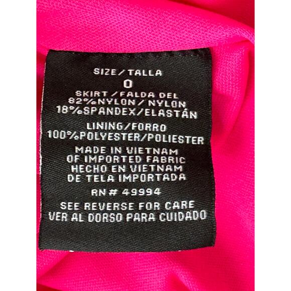 New ~ MORGAN & CO. ~  Side Slit Satin Melissa Skirt Size 0 - Picture 7 of 7